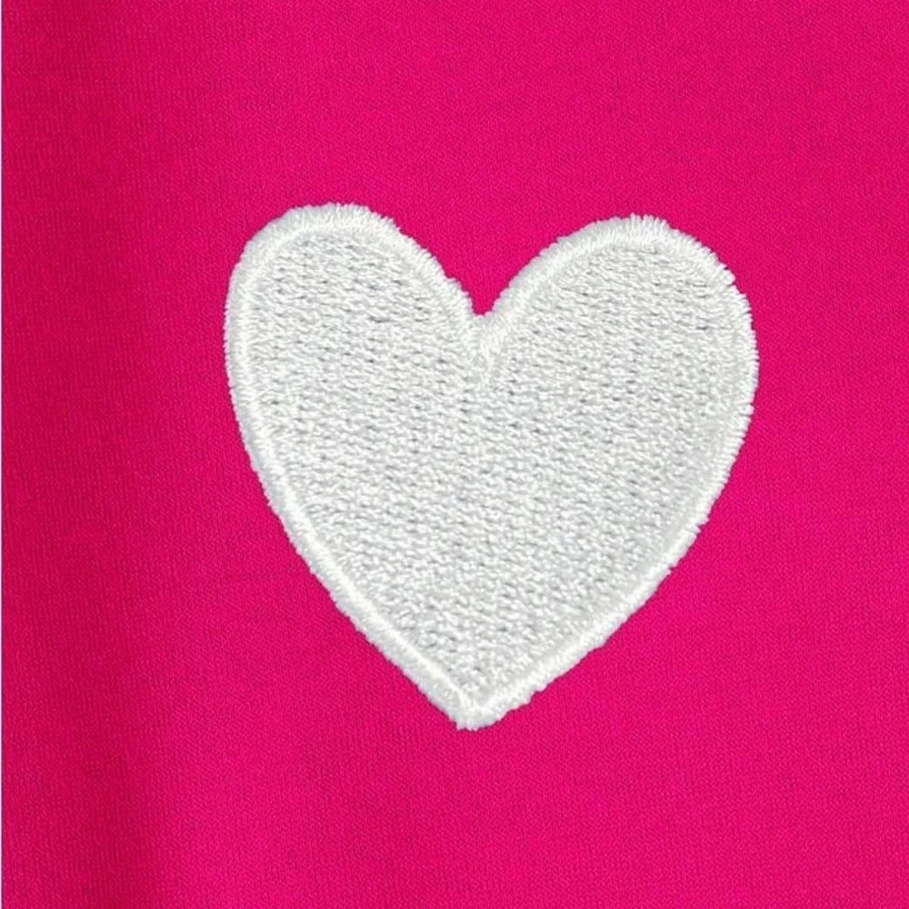 Heart Print Thermal Lined Sweatshirt women different size - Picture 6 of 7